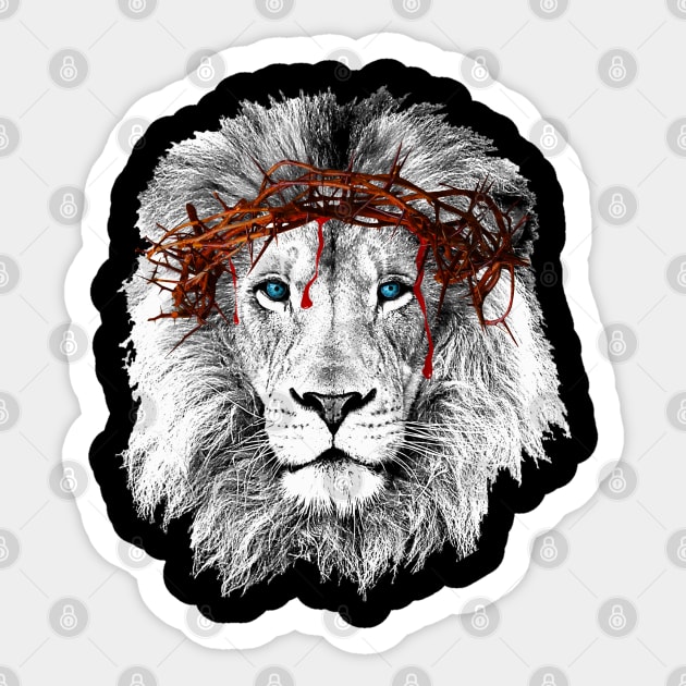 Lion of God Sticker by ALAMOGrafix
